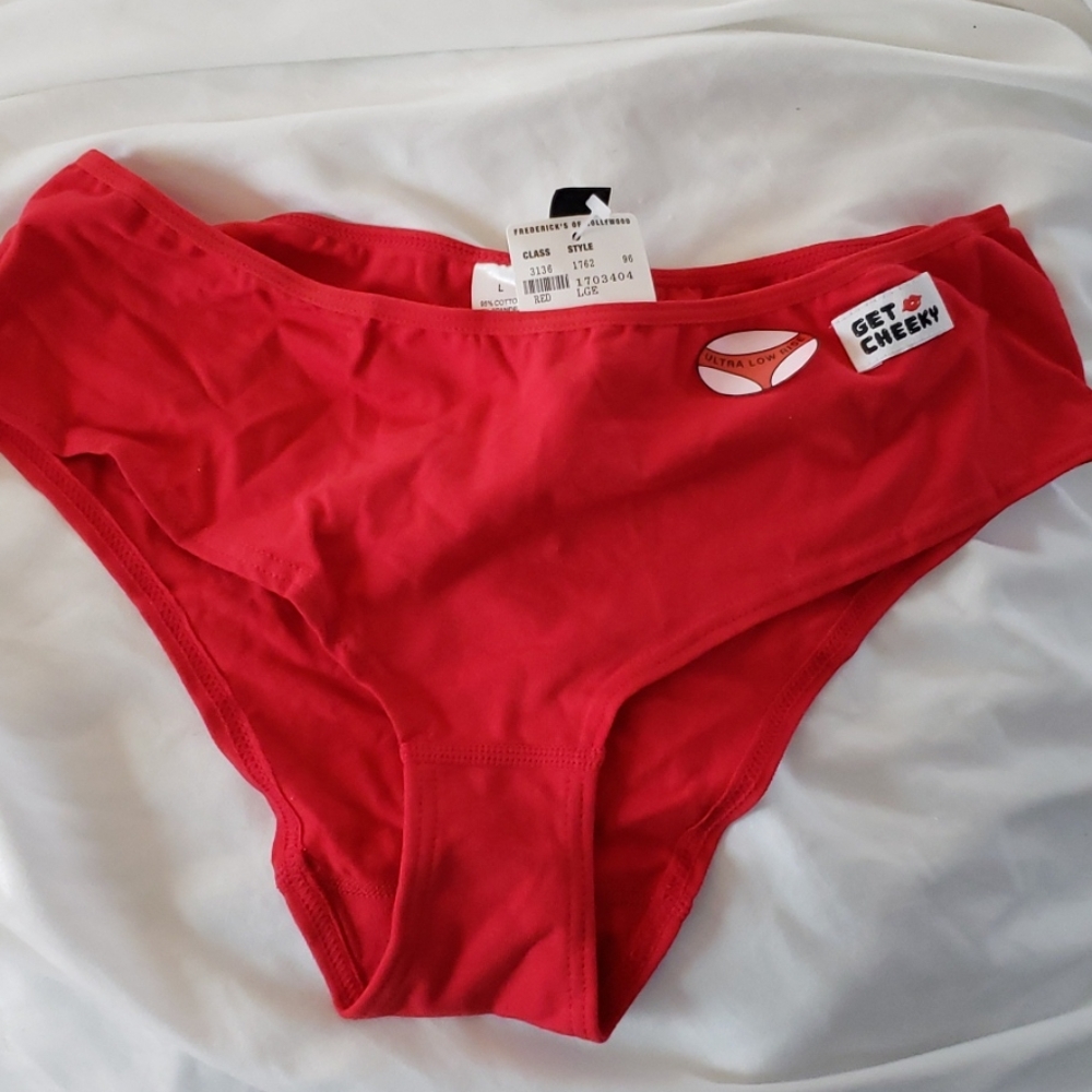 Red Womens Panty, Jr. Size L